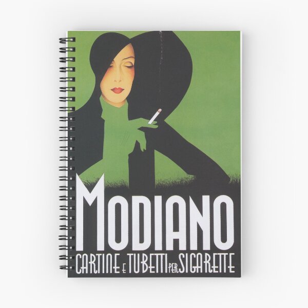 Item preview, Modiano, Italian Cigarette Papers Vintage Poster designed and sold by vintagevivian.