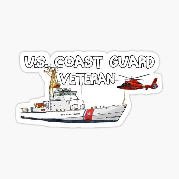 US Coast Guard Veteran Sticker