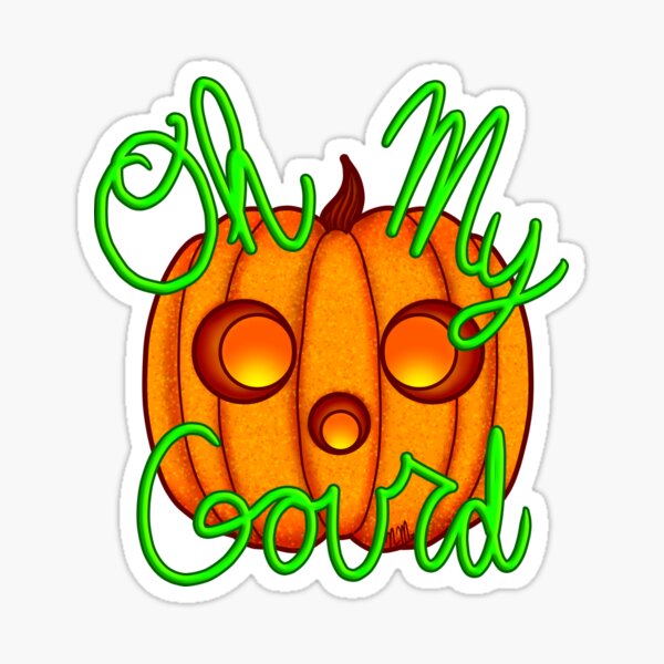 Oh My Gourd Sticker