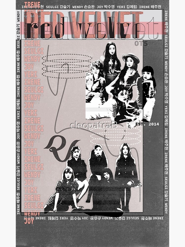 Disover Red Velvet Layer poster Premium Matte Vertical Poster