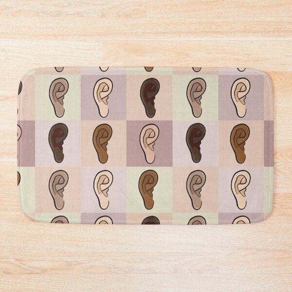 Item preview, Outer Ear Anatomy Neutral Pattern (without center label) designed and sold by StacyAnnDesigns.