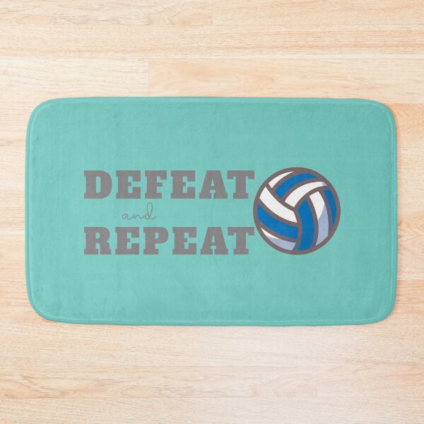 Item preview, Defeat and Repeat Volleyball Sports Team Winners graphic designed and sold by doodabobs.