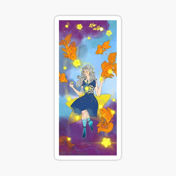 Star Collectors - The Goldfish Girl Sticker