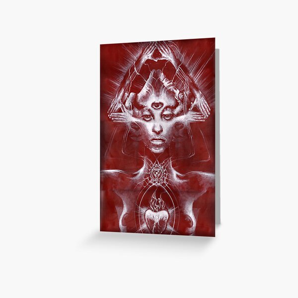 Sophia (underpainting) Greeting Card