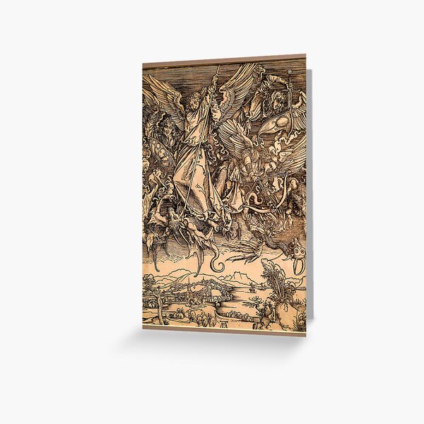 Item preview, Albrecht Durer St Michael fighting the dragon 1498 designed and sold by George Arakelov.