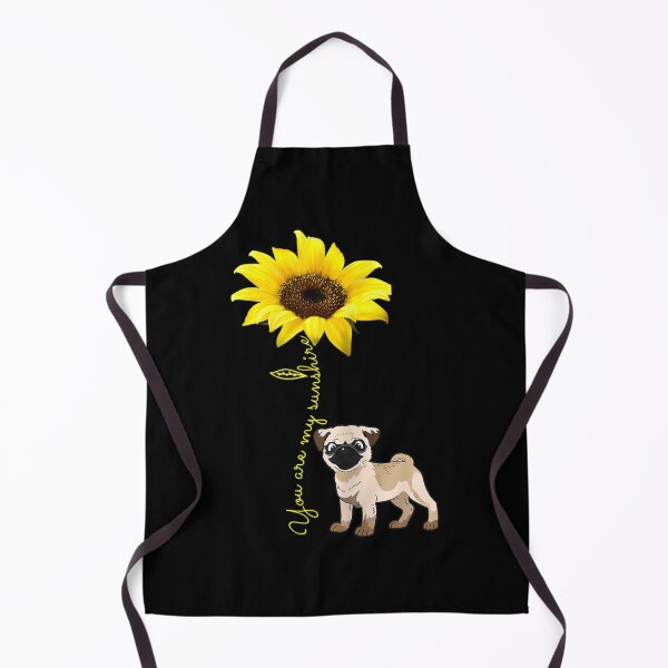 Item preview, You Are My Sunshine Sunflower Cute Pug Dog Lover designed and sold by ManishDayal.