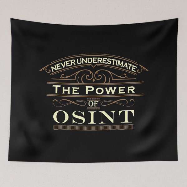 Item preview, Never Underestimate the Power of OSINT designed and sold by DFIRDiva.