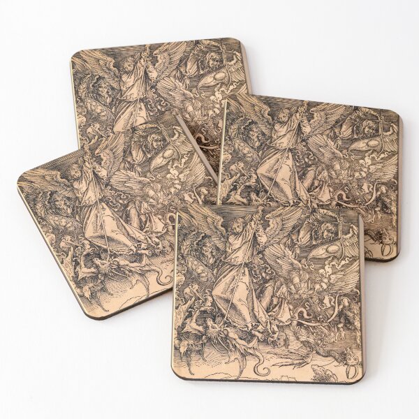 Item preview, Albrecht Durer St Michael fighting the dragon 1498 designed and sold by George Arakelov.