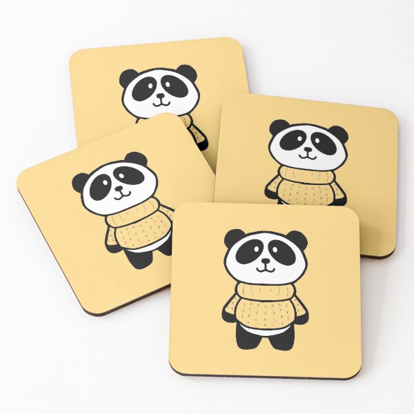 Item preview, Sweater Panda In Yellow designed and sold by Amanda Roos.