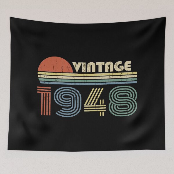 Item preview, Vintage 1948 72nd Birthday Gift Born In 1948 72 Years Old VT170820 designed and sold by Takatv.