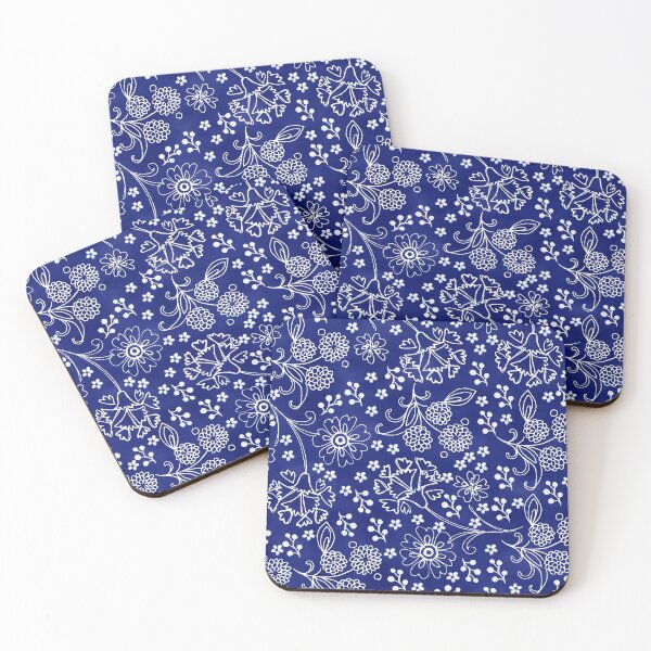 Item preview, Indigo blue and white pattern   designed and sold by Sue Zipkin.
