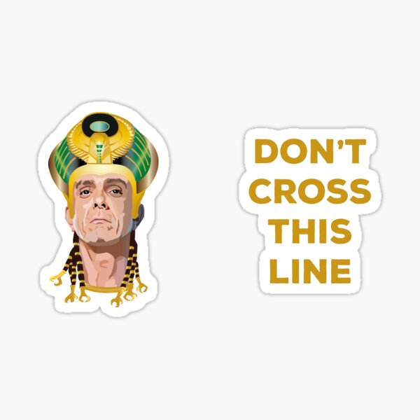 Artikel-Vorschau von Überschreiten Sie diese Grenze nicht - Kahmunrah Hank Azaria, designt und verkauft von wheatbeltdesign.