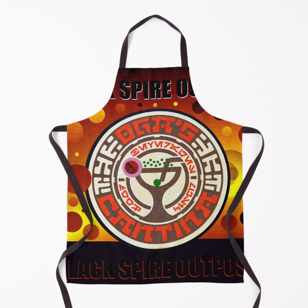 Oga's Cantina planets and moons design Apron