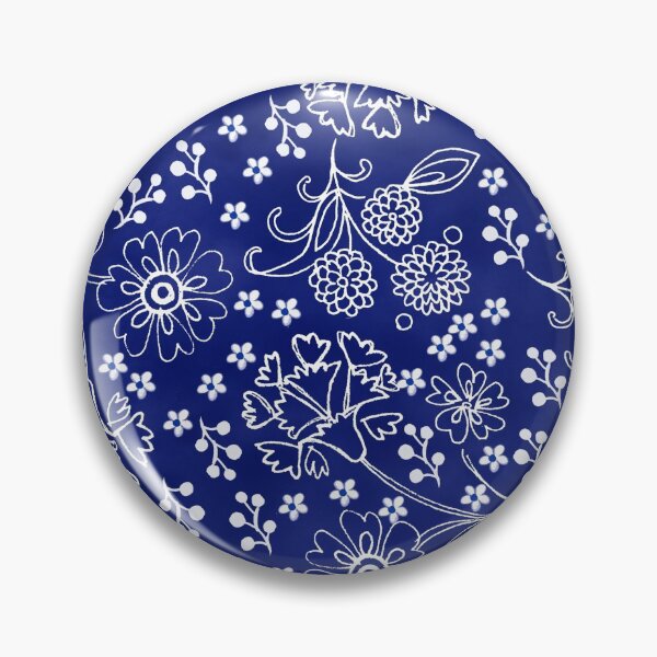 Item preview, Indigo blue and white pattern   designed and sold by Sue Zipkin.