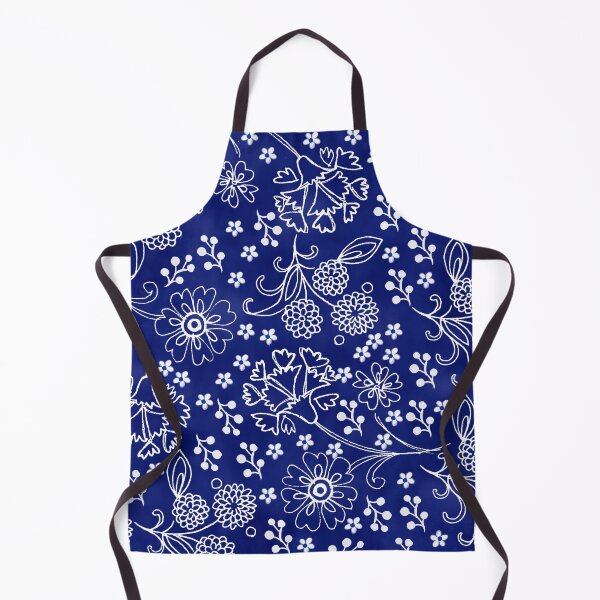 Item preview, Indigo blue and white pattern   designed and sold by Sue Zipkin.