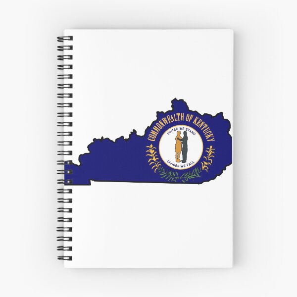 Item preview, Kentucky state flag with state map designed and sold by okunicka.