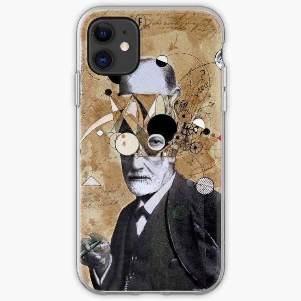 Freud with abstracted concepts iPhone Soft Case