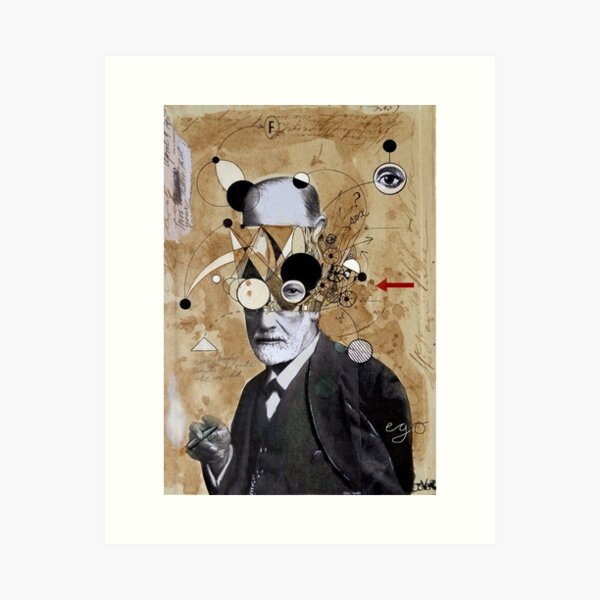 Item preview, Freud with abstracted concepts designed and sold by Loui  Jover.