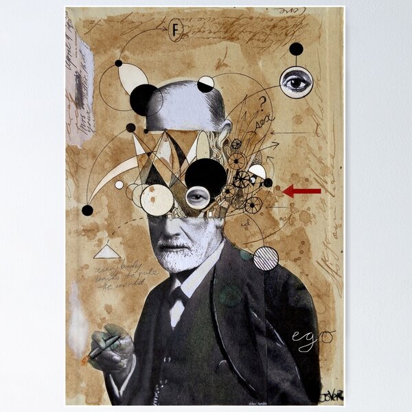 Item preview, Freud with abstracted concepts designed and sold by Loui  Jover.
