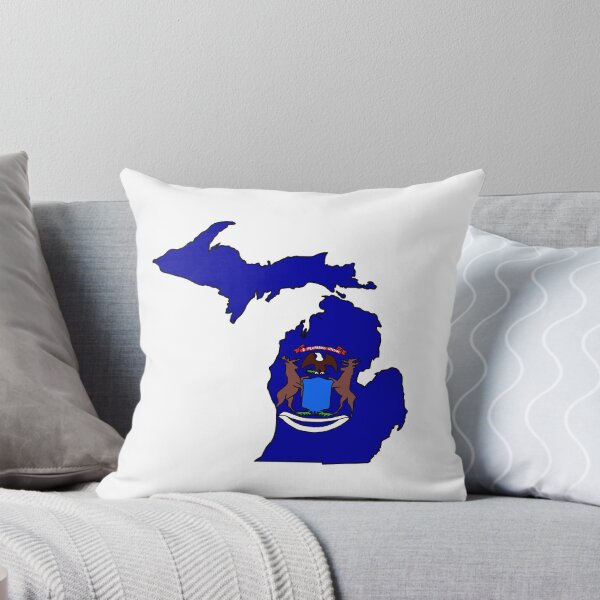 Item preview, Michigan state map with state outline designed and sold by okunicka.