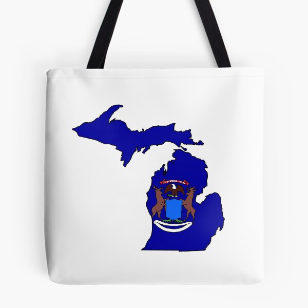 Item preview, Michigan state map with state outline designed and sold by okunicka.