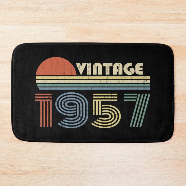 Aperçu de l'œuvre Vintage 1957 63e anniversaire cadeau né en 1957 63 ans VT170820 créée et vendue par Takatv.