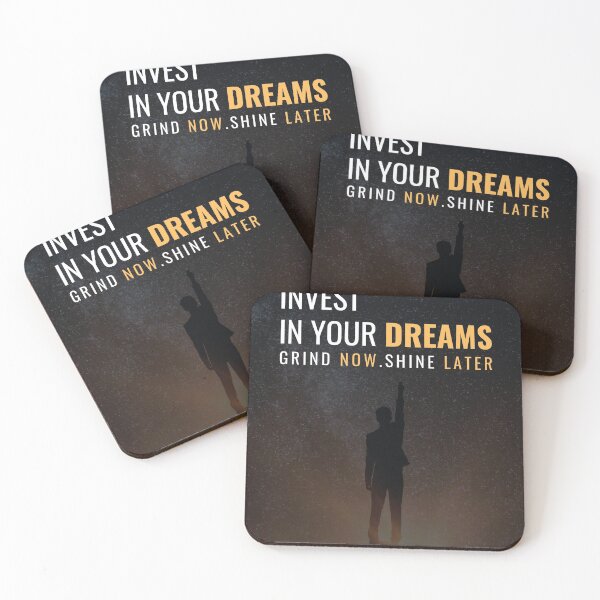 Item preview, Invest In Your Dreams - Inspirational Quote designed and sold by LifeOnWords.