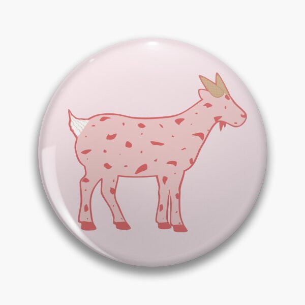 Item preview, Strawberry Ice Cream Goat (pink background)  designed and sold by elrathia.