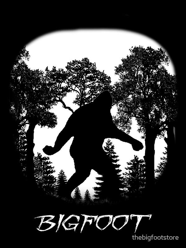 "Bigfoot Silhouette " Metal Prints by thebigfootstore | Redbubble