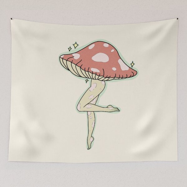 Item preview, Mushroom Lady designed and sold by retr0babe.