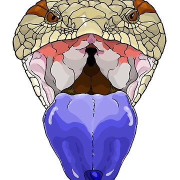 Artwork thumbnail, Blue Tongue Skink by TinkerandBone
