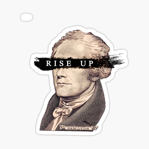 hamilton stickers redbubble