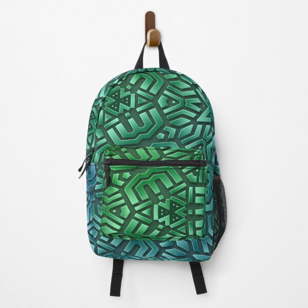 Item preview, Mayan Block Mosaic - Teal designed and sold by Wizzles Emporium.