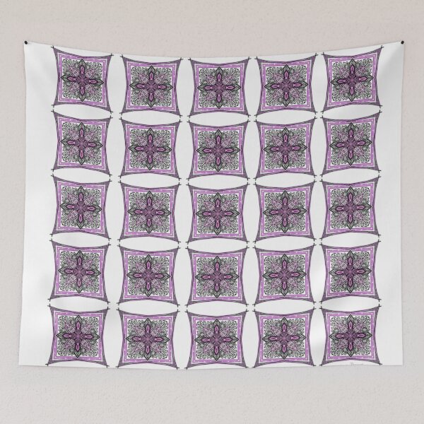 Item preview, Vibrant raspberry squared designed and sold by busyBeanz.