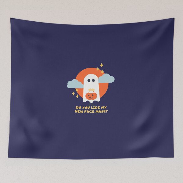 Item preview, Do you like my new face mask? - Halloween Funny Mask Joke designed and sold by CuteFoodPrints.