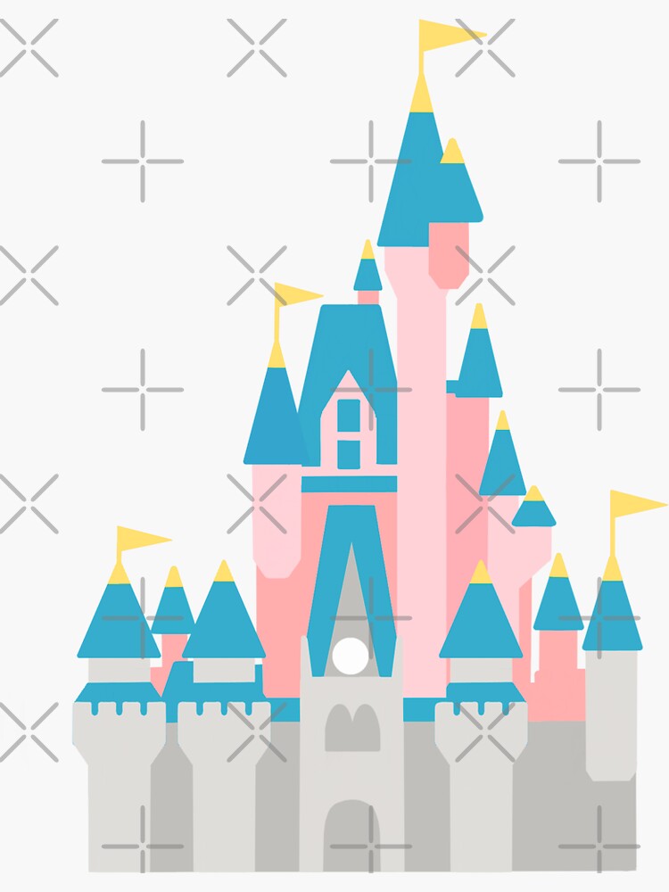 Magical Castle  Sticker for Sale by Madi Elizabeth