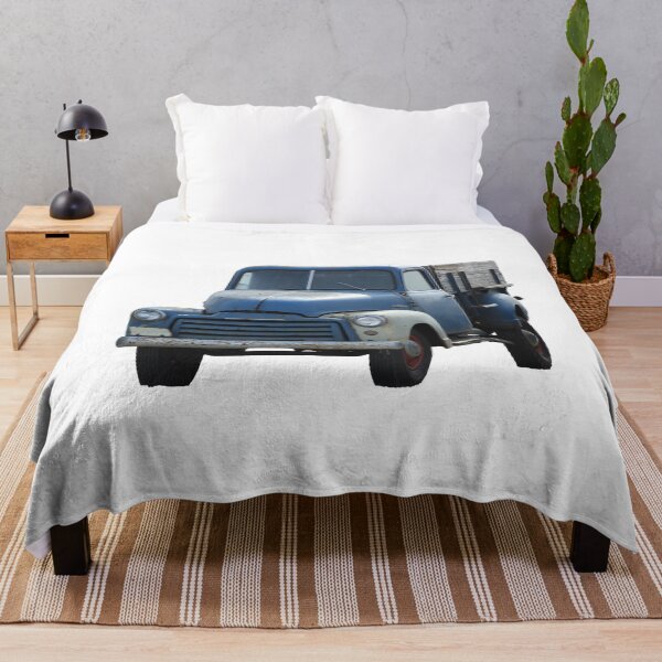 Item preview, Vintage Blue Farm Truck designed and sold by rhamm.