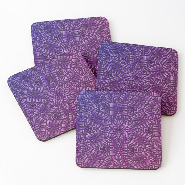 Item preview, Mayan Block Mosaic - Purple designed and sold by Wizzles Emporium.