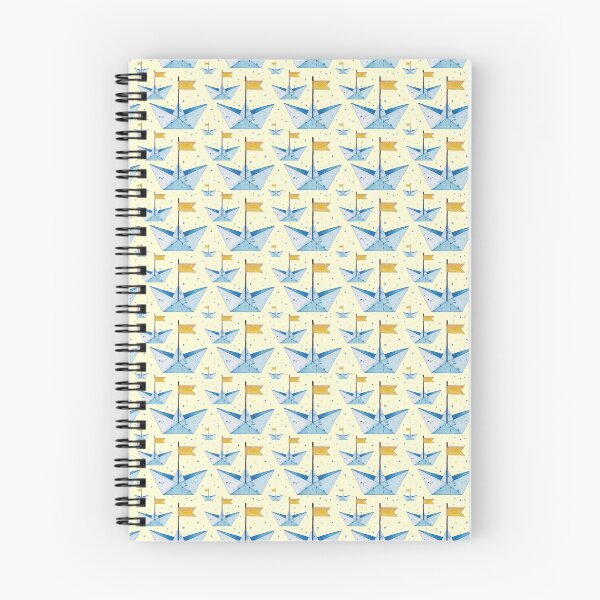 Item preview, Cute Paper Boat Rain Theme Pattern  designed and sold by Oirabot.
