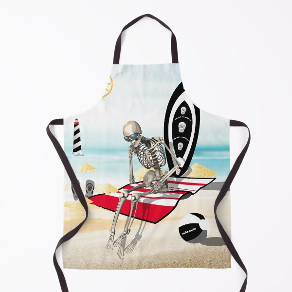 Item preview, The skeleton surfer on vacation designed and sold by Astralia.