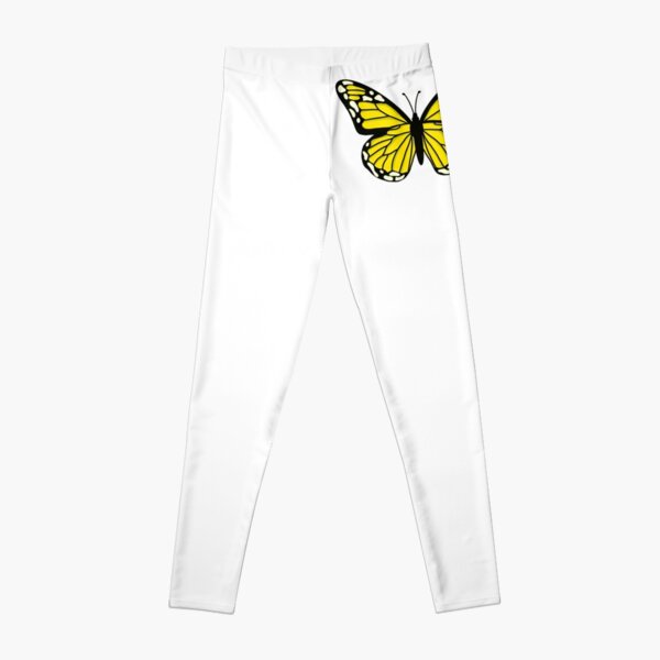 Yellow Butterfly Leggings