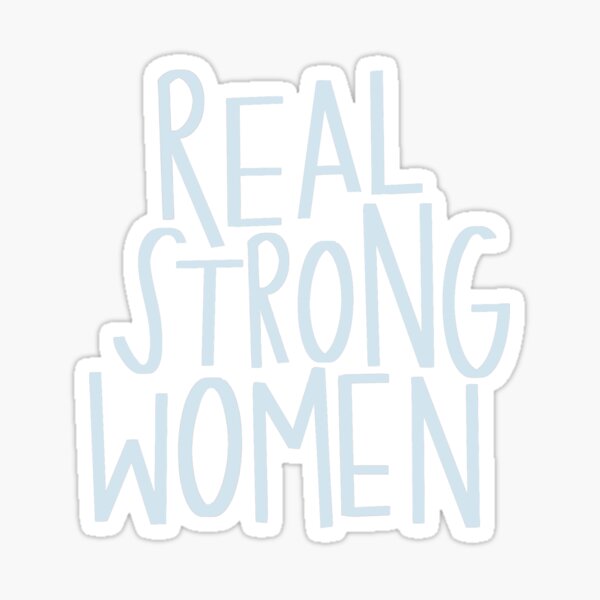 Item preview, real strong women baby blue designed and sold by ansacree.
