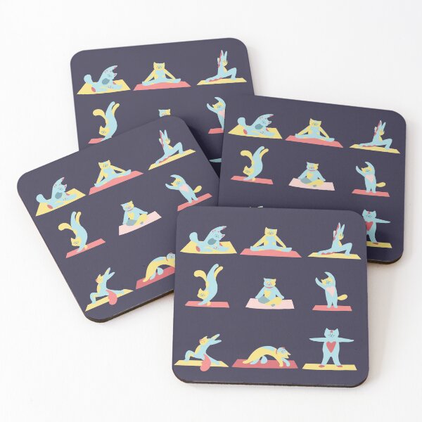 Item preview, Cat Yoga designed and sold by ArtEntwined.