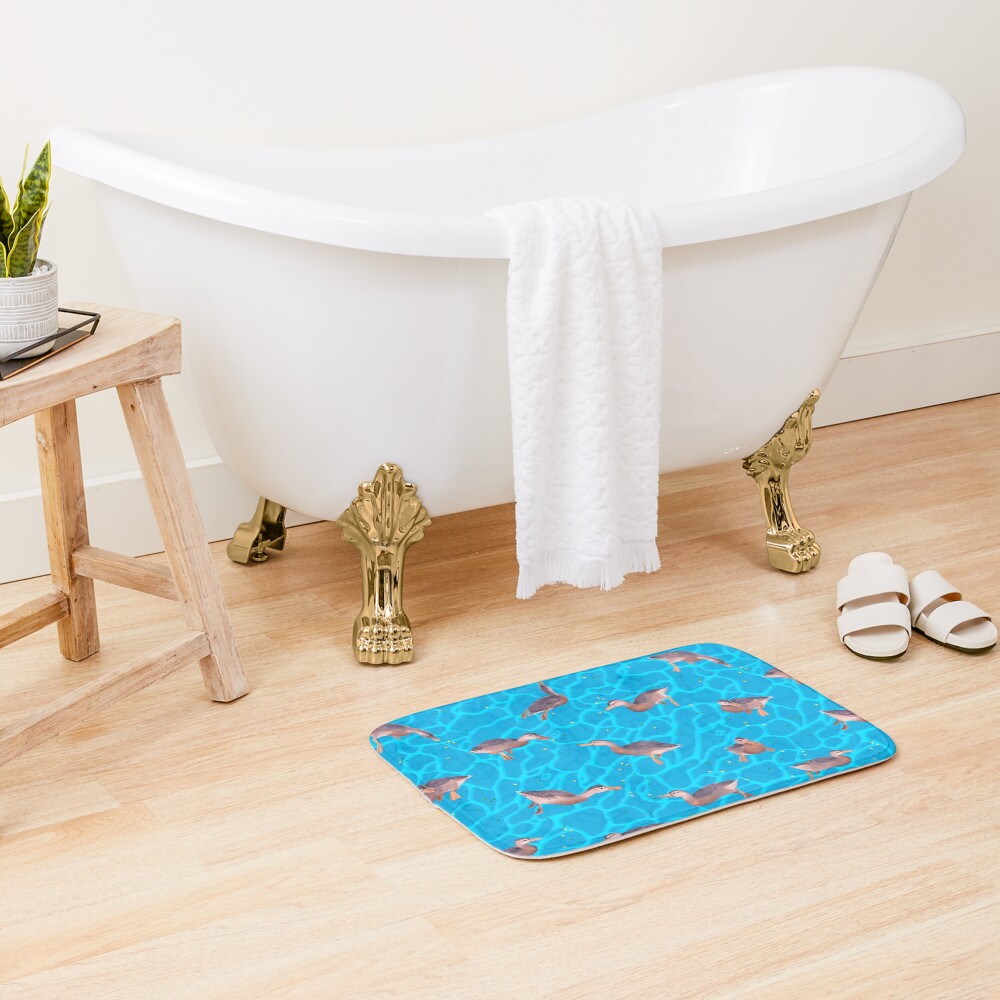 Vista previa del artículo con la obra «Alfombra de baño», diseñado y vendido por Sabtastic.