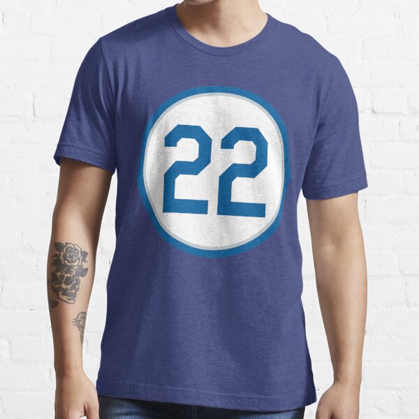 Clayton Kershaw #22 Jersey Number Essential T-Shirt for Sale by StickBall