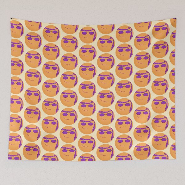 Item preview, Orange Hippie Emoji designed and sold by freshngroovy.