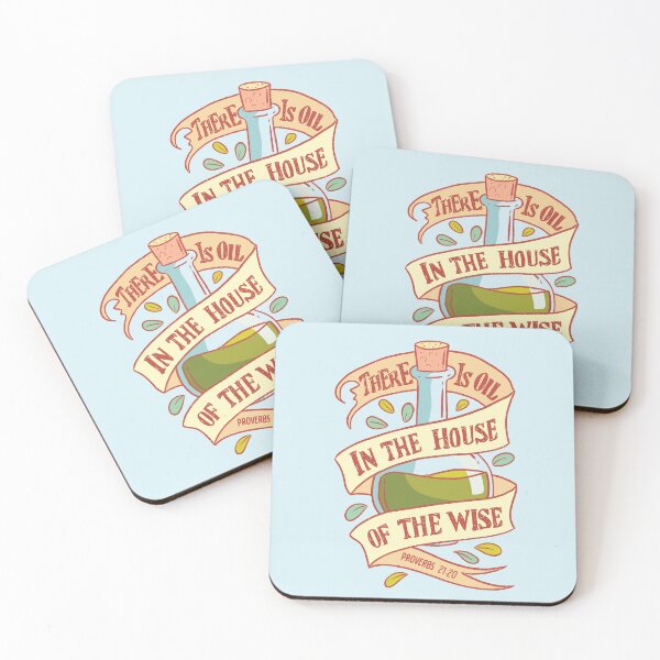 Item preview, There Is Oil In The House Of The Wise Bible Quote designed and sold by Sandra78.