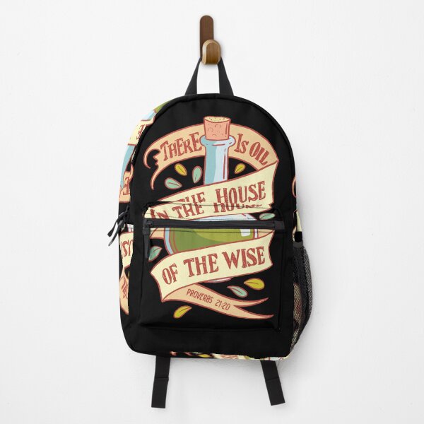 Item preview, There Is Oil In The House Of The Wise Bible Quote designed and sold by Sandra78.