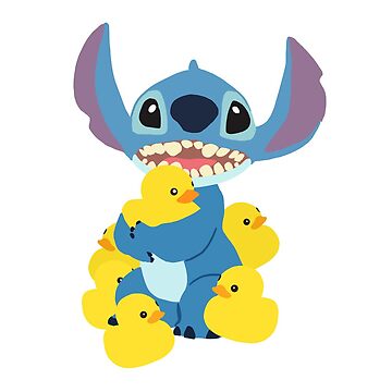 Artwork thumbnail, Stitch and his duckies by vivsicle