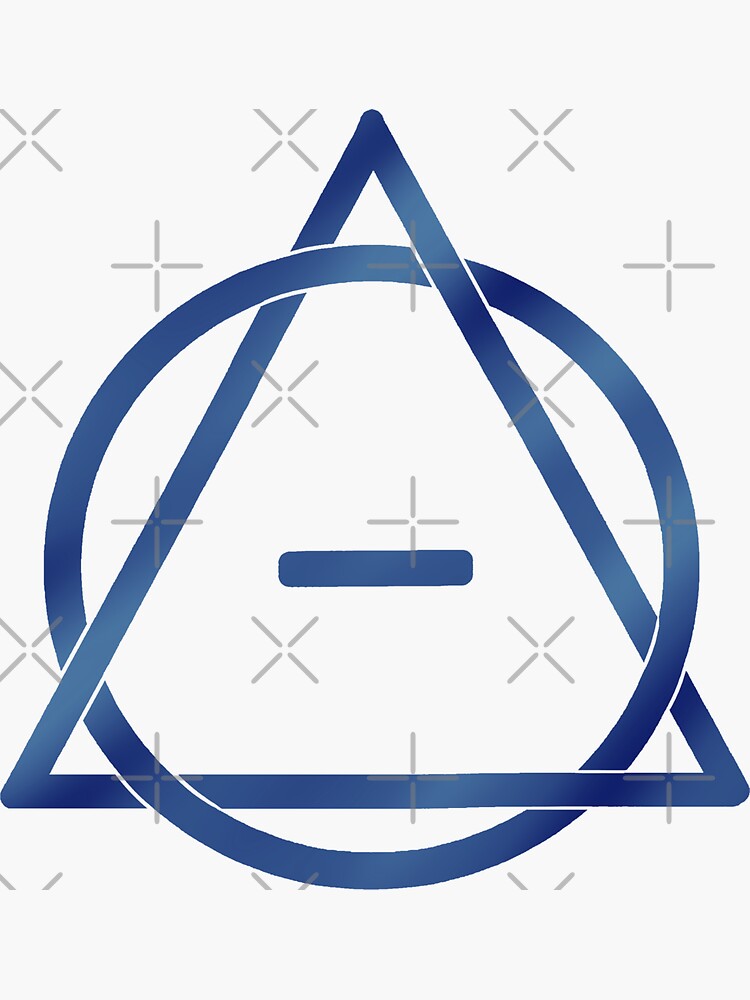 Theta-Delta Therian Symbol Therianthropy | Sticker